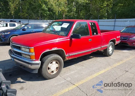1997 Chevrolet K1500 Fleetside from USA, damaged, VIN 1GBEK19RXVE254661